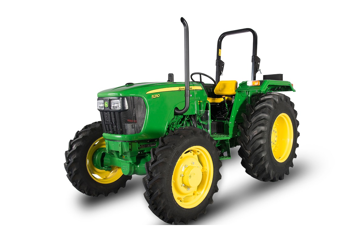 John Deere 50HP tractor, Model 5210 GearPro, Right profile